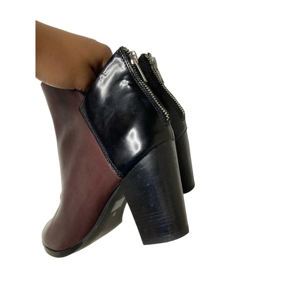 Seychelles leather color block booties sz 8 - Picture 6 of 13
